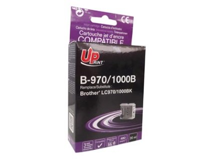 323088 uprint kompatibilni ink s lc 1000bk b 970b black 18ml