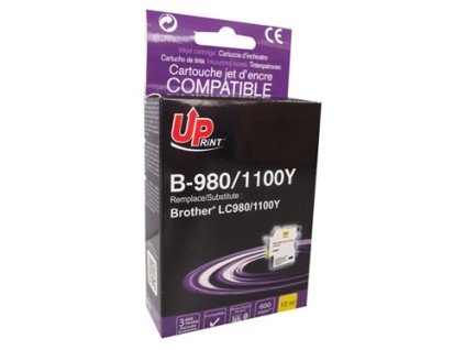 323679 uprint kompatibilni ink s lc 980y b 980y yellow 12ml