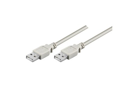 363603 usb kabel 2 0 usb a samec usb a samec 1 8m sedy high speed