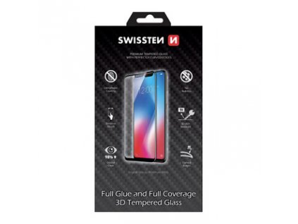 Ochranné temperované sklo Swissten, pro Apple iPhone 6/6S, zlatá, ultra durable 3D full glue