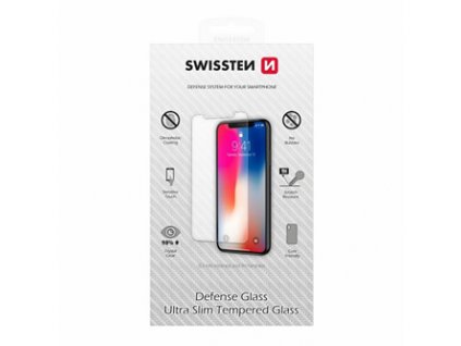Ochranné temperované sklo Swissten, pro Apple iPhone 13 PRO MAX, černá, case friendly and color frame