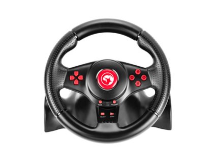 366420 volant marvo gt 903 volant s pedaly a radici pakou 16tl usb cerny