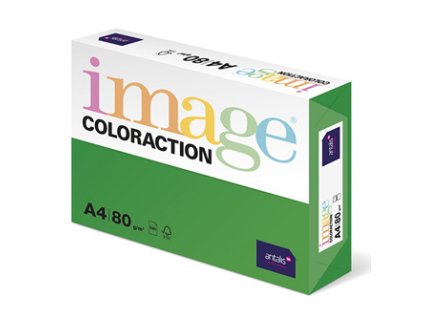Xerografický papír Coloraction, Dublin, A4, 80 g/m2, tmavě zelený, 500 listů, vhodný pro inkoustový tisk