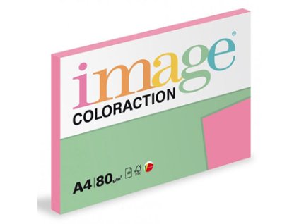 Xerografický papír Coloraction, Malibu, A4, 80 g/m2, reflexní růžový, 100 listů, vhodný pro inkoustový tisk
