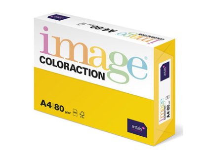 358440 xerograficky papir coloraction sevilla a4 80 g m2 tmave zluty 500 listu vhodny pro inkoustovy tisk