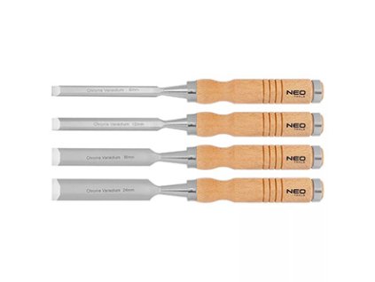 Dláta 37-800, sada, 6, 12, 18, 24 mm, 4 ks, NEO TOOLS