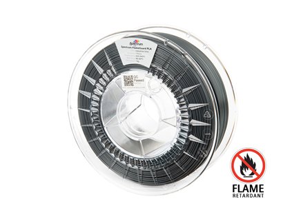 408666 filament spectrum flameguard pla 1 75mm industrial grey 1kg