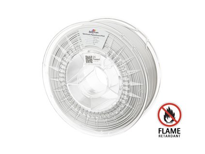 408669 filament spectrum flameguard pla 1 75mm light grey 1kg