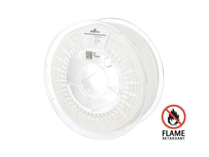 408663 filament spectrum flameguard pla 1 75mm polar white 1kg