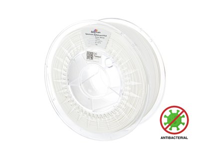 408633 filament spectrum safeguard pla 1 75mm polar white 1kg