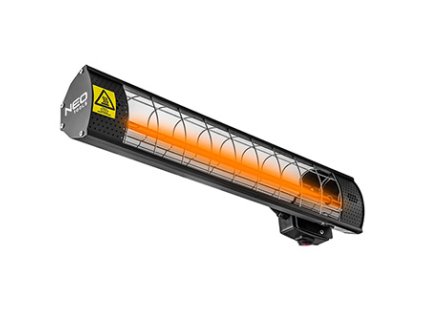 Infra zářič (ohřívač) NEO TOOLS 90-031, 2000W, IP55, Golden Halogen Lamp, pro vyhřívání podlah a prostor skladů a stavenišť
