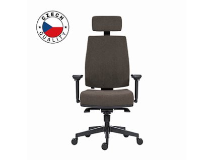 Powerton Kancelářské ergonomické křeslo Jana, Šedé