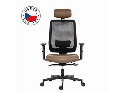 Powerton Kancelářské ergonomické křeslo Lucie, Béžové