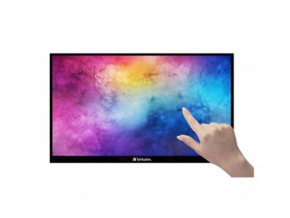 Verbatim přenosný dotykový monitor, 15.6", Full HD (1920x1080), 60Hz, černý