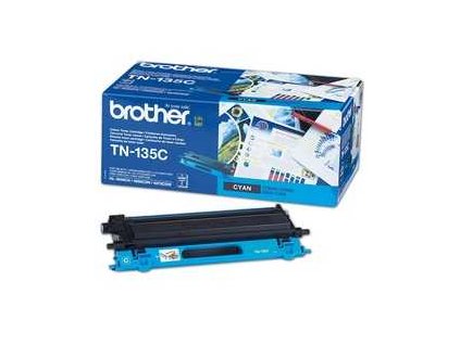 originál Brother TN-135C cyan modrý azurový originál toner pro tiskárnu