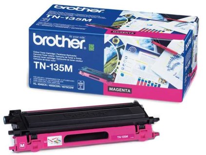 originál Brother TN-135M magenta purpurový originální toner pro tiskárnu