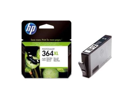originál HP 364XL-Pbk (CB322EE) foto černá originální cartridge pro tiskárnu
