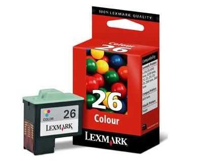 originál Lexmark #26 10N0026 color barevná inkoustová originální cartridge pro tiskárnu