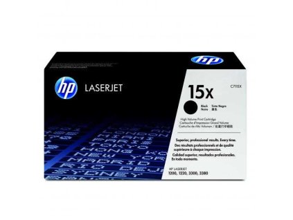 originál HP 15X, HP C7115X (3500 stran) black černý originální toner pro tiskárnu