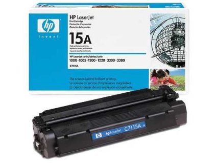originál HP 15A, HP C7115A (2500 stran) black černý originální toner pro tiskárnu