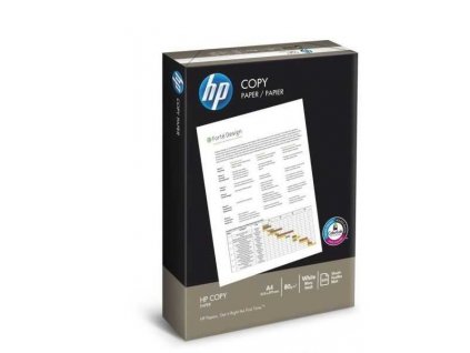 HP COPY papír kancelářský formát A4 80g/m2 , bílý, 500 listů