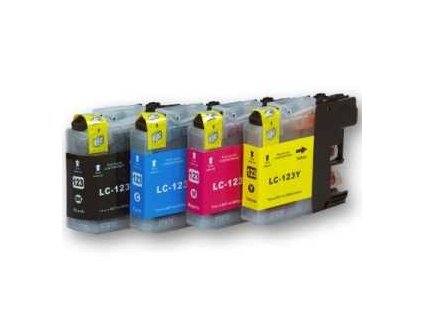 originální multipack sada Brother LC123 (BK, C, M, Y) cartridge originální náplně pro tiskárnu