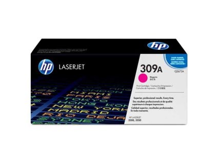 originální toner HP Q2673A, HP 308A magenta červený purpurový originální toner pro tiskárnu
