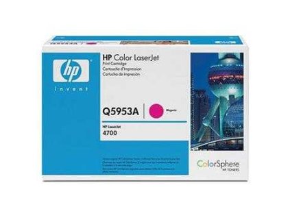 originální toner HP 643A, HP Q5953A (10000 stran) magenta purpurový červený originální toner pro tiskárnu