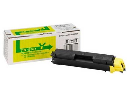 originální toner Kyocera TK-590y 0T2KVANL yellow žlutý originální toner pro tiskárnu