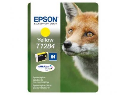 originální Epson T1284 yellow cartridge žlutá inkoustová náplň pro tiskárnu