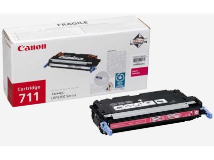 originální toner Canon CRG-711 M magenta červený purpurový originální toner pro tiskárnu