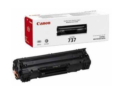 originální toner Canon CRG-737 black černý originální toner pro tiskárnu