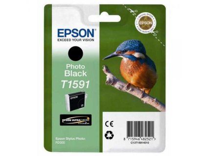 originální Epson T1591 photo black černá foto originální inkoustová cartridge náplň pro tiskárnu