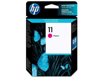 originální HP11 (C4837A) magenta cartridge originální purpurová inkoustová náplň pro tiskárnu