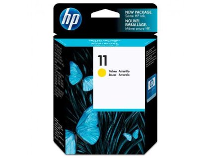 originální HP11 (C4838A) yellow cartridge originální žlutá inkoustová náplň pro tiskárnu