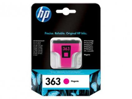 originální HP363 (C8772EE) magenta cartridge purpurová červená inkoustová originální náplň pro tiskárnu