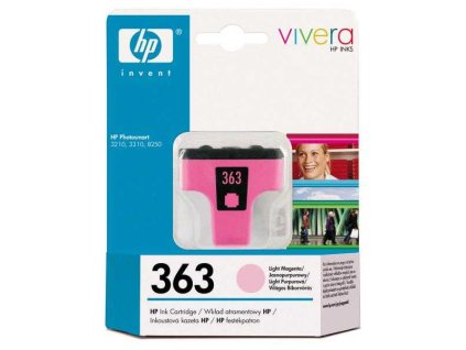 originální HP363 (C8775EE) light magenta cartridge světle purpurová inkoustová originální náplň pro tiskárnu