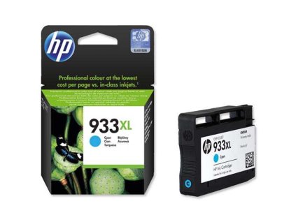 originální HP 933XL (CN054AE) cyan modrá azurová originální inkoustová cartridge pro tiskárnu