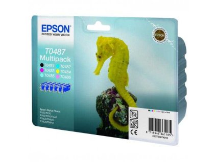 originální sada Epson T0487 (T0481, T0482, T0483, T0484, T0485, T0486) cartridge originální inkoustové náplně pro tiskárnu