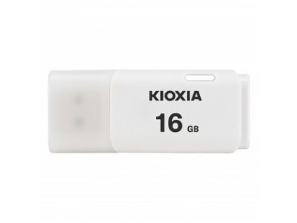 Kioxia USB flash disk, USB 3.0, 16GB, Hayabusa U301, Hayabusa U301, bílý, LU301W016GG4