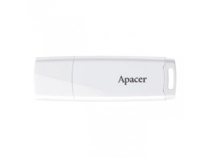 Apacer USB flash disk, USB 2.0, 16GB, AH336, bílý, AP16GAH336W-1, USB A, s krytkou