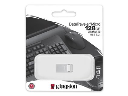 Kingston USB flash disk  DTMC3G2/128GB  DataTraveler Micro G2  128GB