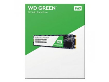 SSD Western Digital M.2, interní SATA III, 240GB, WD Green, WDS240G2G0B, 540 MB/s-R, 465 MB/s-W