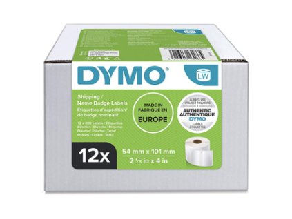 Dymo S0722420  papírové štítky bílé  101mm x 54mm