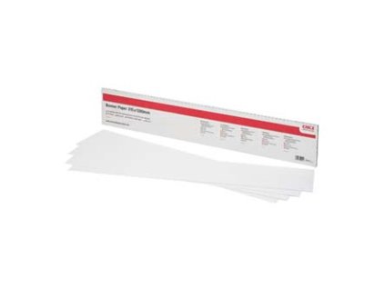 OKI 215/1.2/Banner Paper, 8", 9004450, 165 g/m2, papír, 215x1.2m, bílý, pro laserové tiskárny, plakát, plakátový