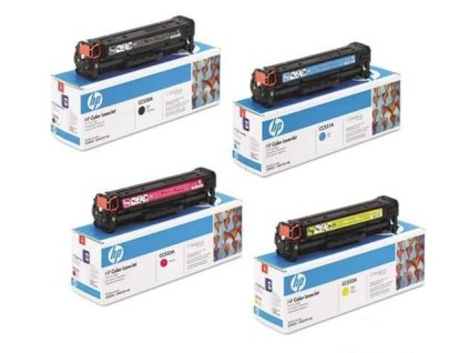 originální sada tonerů HP 304A (HP CC530A, CC531A, CC532A, CC533A) originální tonery pro tiskárnu