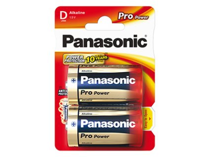 Baterie Panasonic  1.5  D (LR20)  2-pack  blistr
