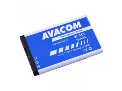 Avacom baterie pro Nokia 6303, 6730, C5, Li-Ion, 3.7V, GSNO-BL5CT-S1050A, 1050mAh, 3.9Wh