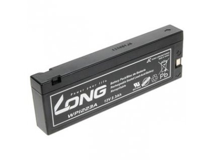 Long olověný akumulátor pro WP1223A, 12V, 2100mAh, 25.2Wh, F13, AGM, Standard