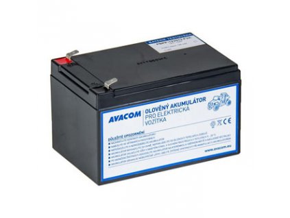 Avacom olověný akumulátor F2 pro Peg Pérego 12V, 12Ah, PBPP-12V012-F2A